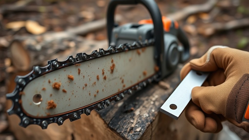 signs of dull chainsaw