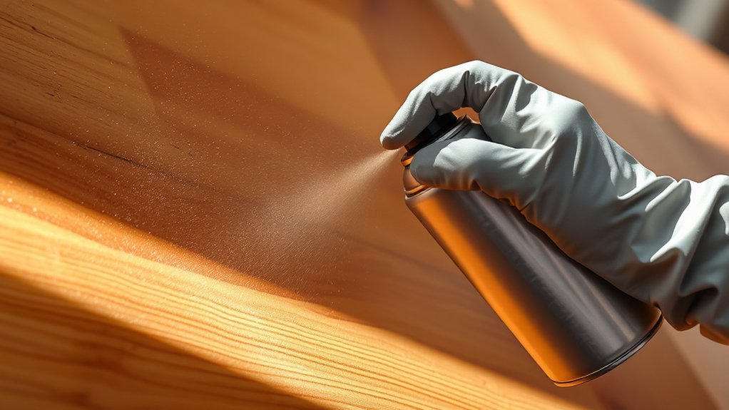 smooth spray paint technique