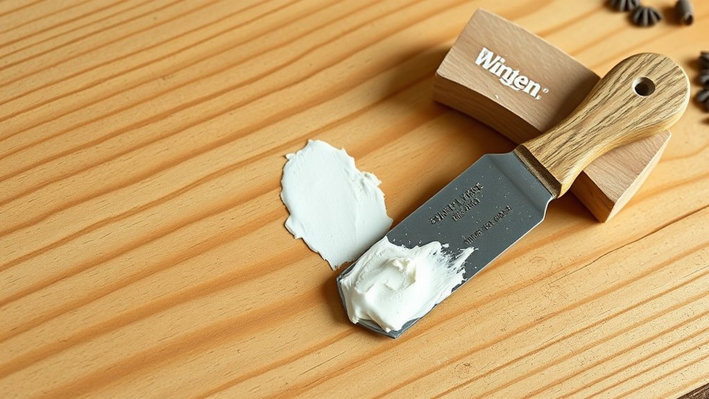 spackle unsuitable for wood