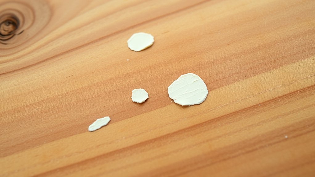 spackle unsuitable for wood