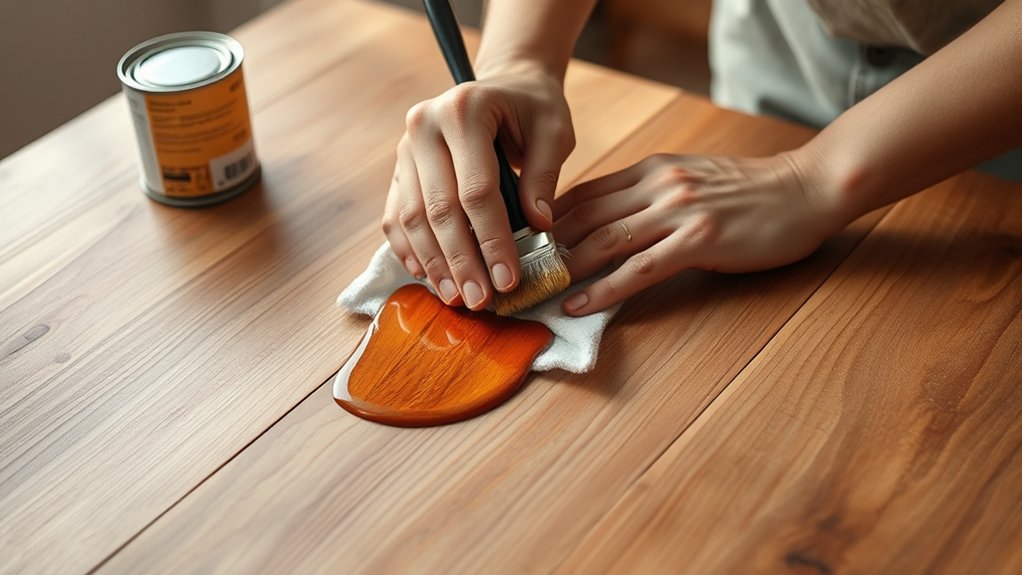 staining engineered wood effectively