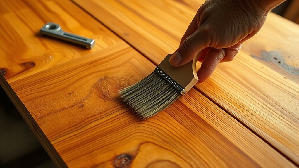 staining techniques for teak