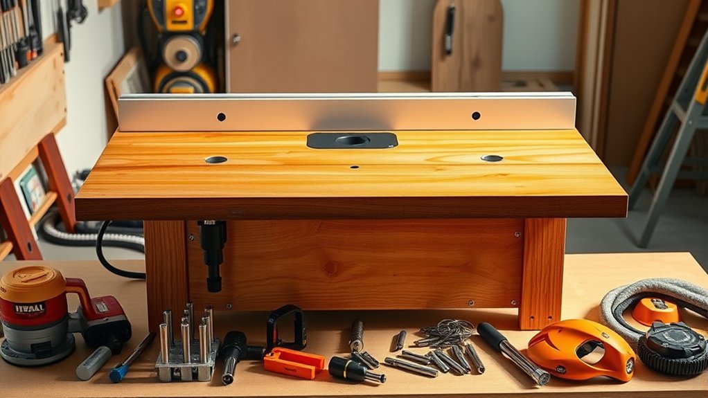 table size material adjustability