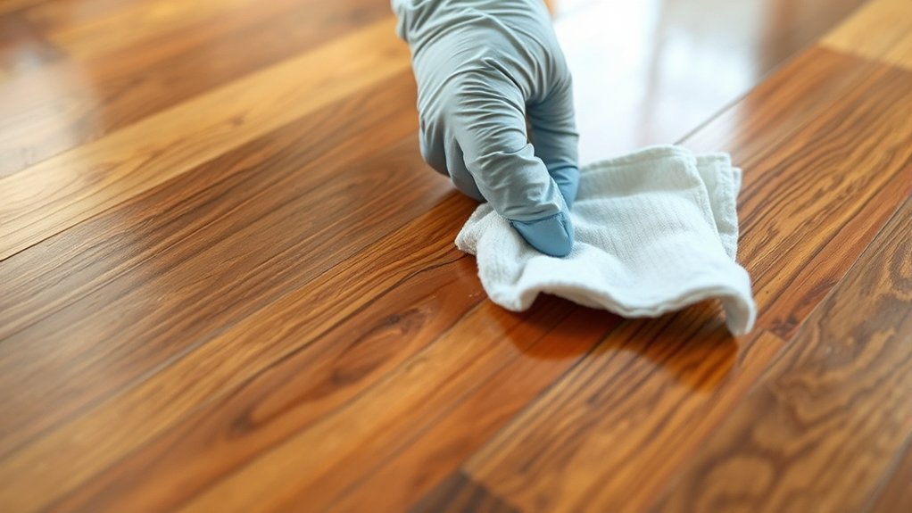 test bleach on hidden spot