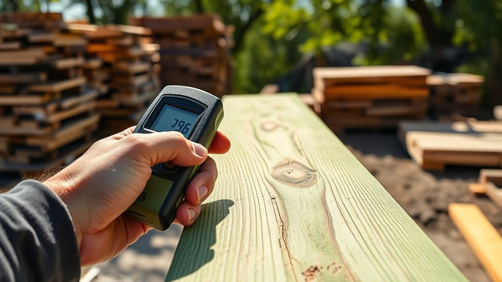 testing pressure treated wood