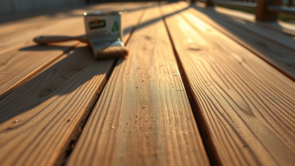 timing for painting treated wood