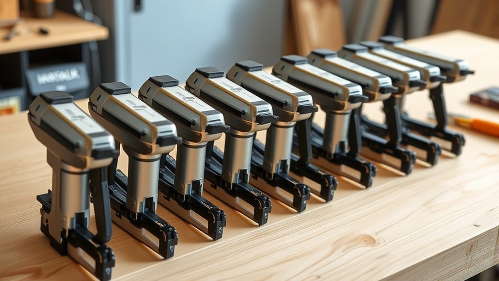 top angled finish nailers