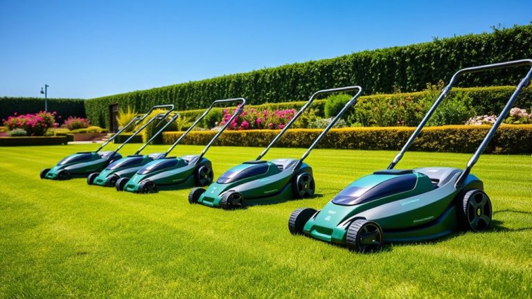 top battery lawn mowers