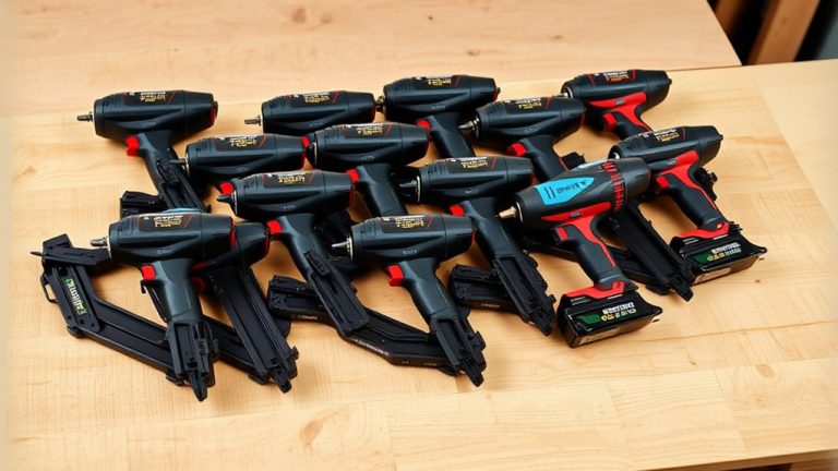 top battery pin nailers