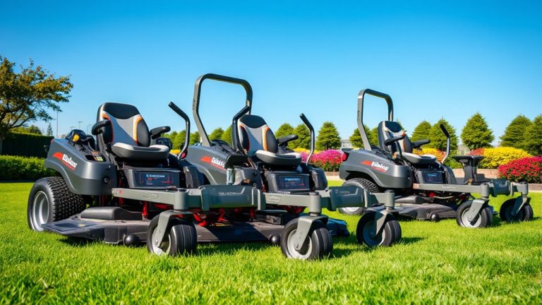 top battery zero turn mowers
