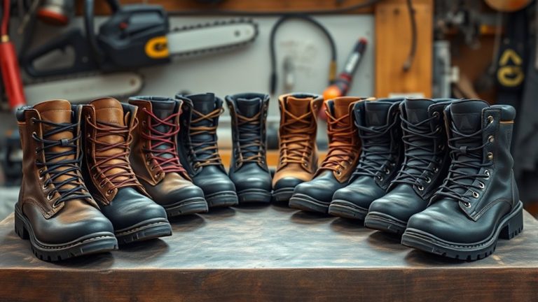 top chainsaw work boots