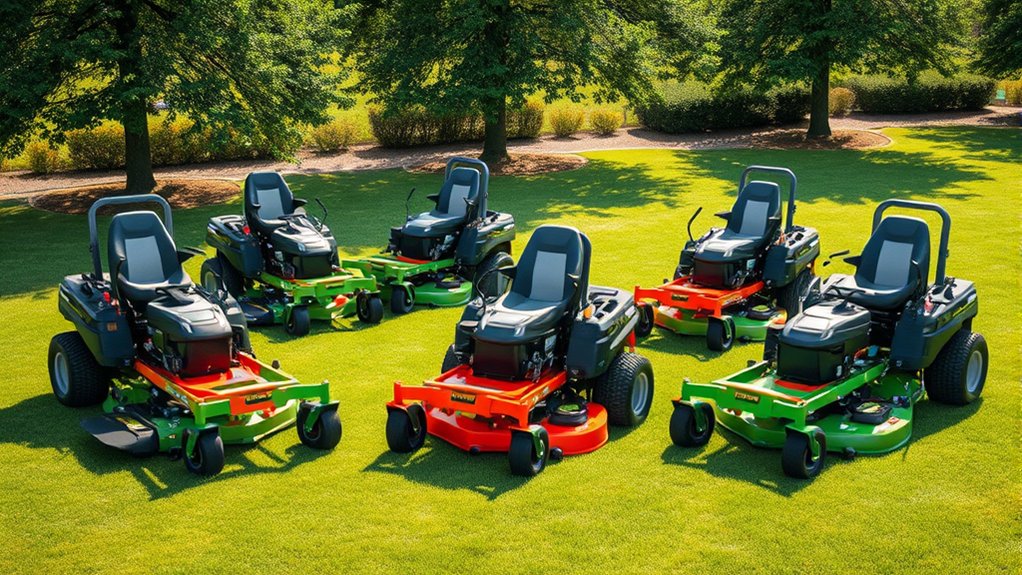 top commercial lawn mowers