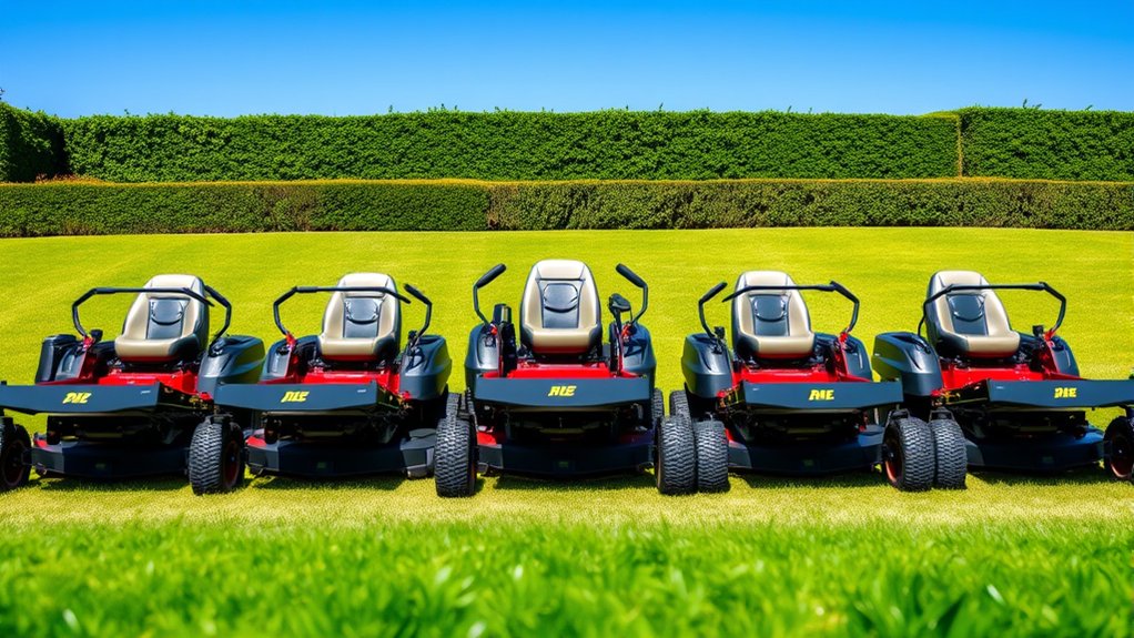 top commercial zero turn mowers