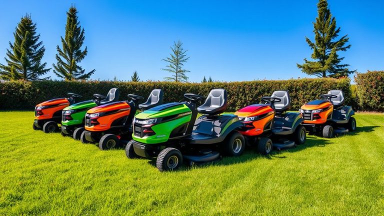 top electric lawn mowers