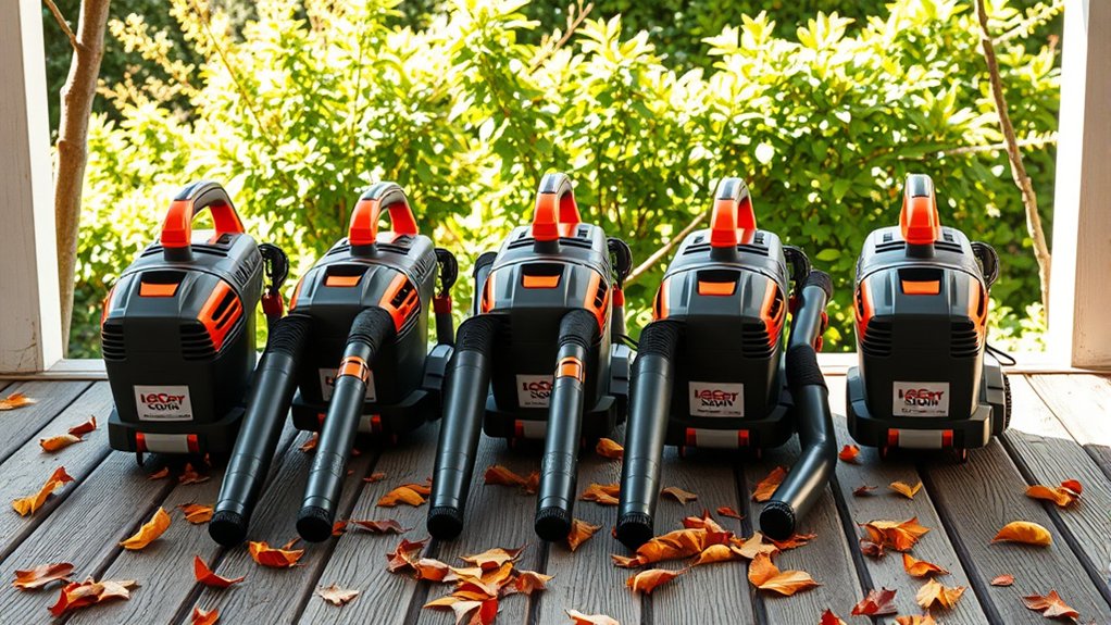 top electric leaf blowers
