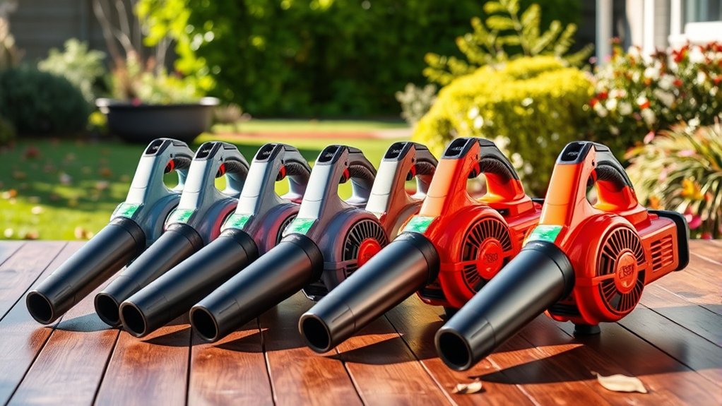 top electric leaf blowers