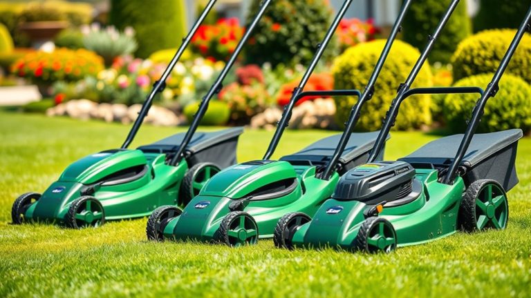 top electric start mowers