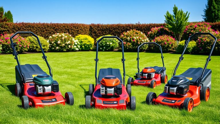 top gas lawn mowers