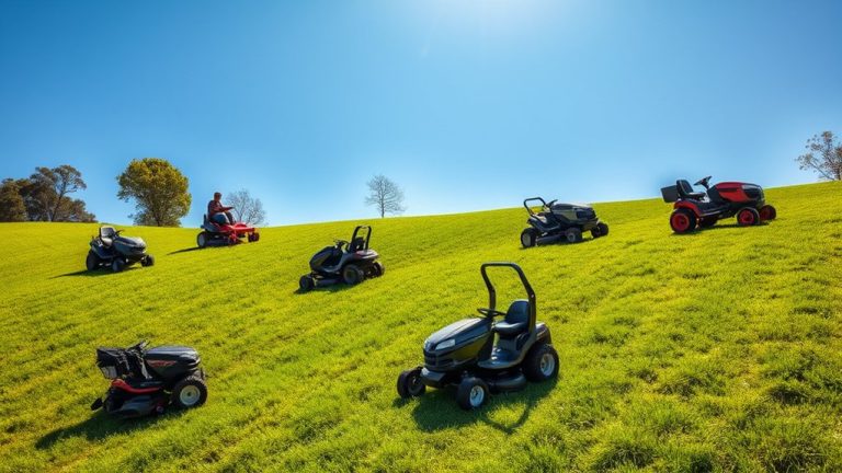 top hill lawn mowers