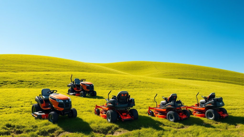 top hill mower picks