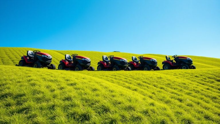 top hill mowing machines