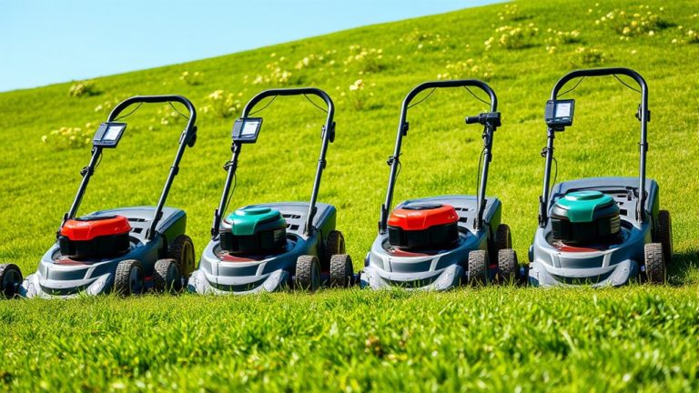 top hill push mowers
