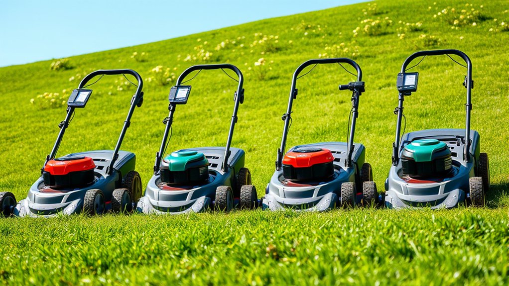 top hill push mowers