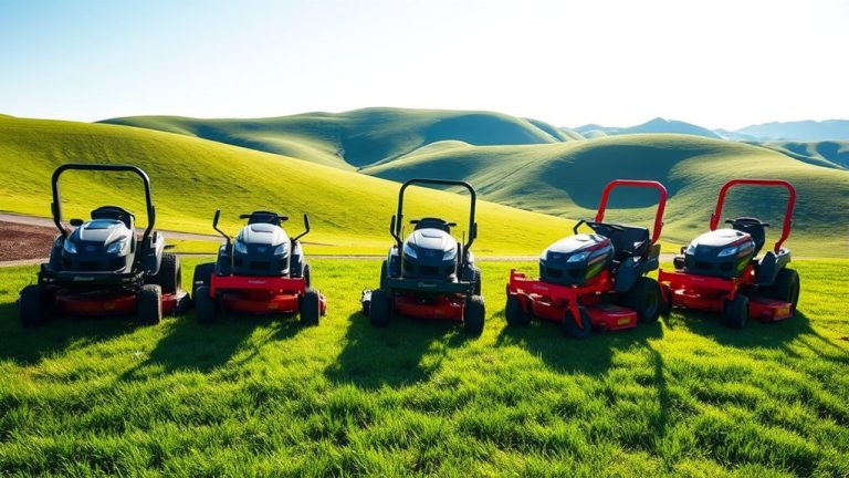 top hill riding mowers