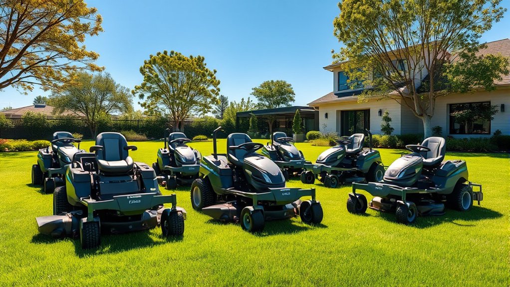 top hydrostatic lawn mowers