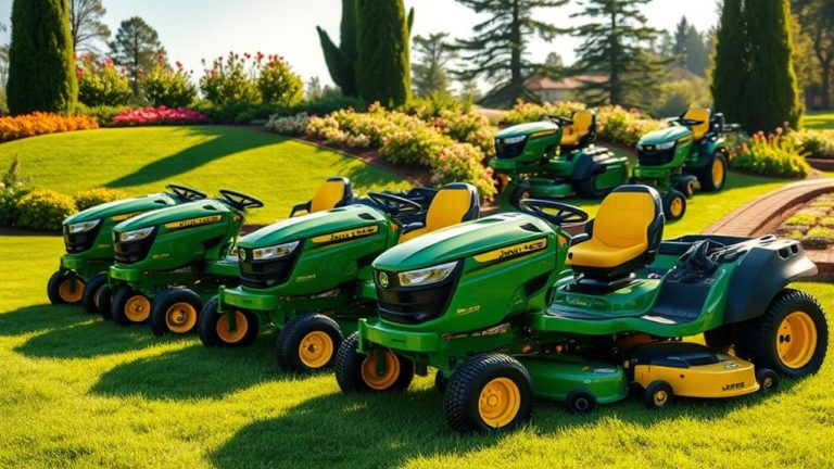 top john deere lawn mowers