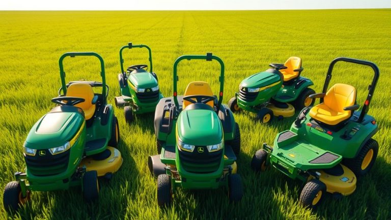 top john deere mowers