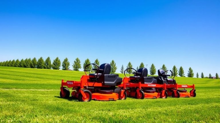 top kubota zero turn mowers