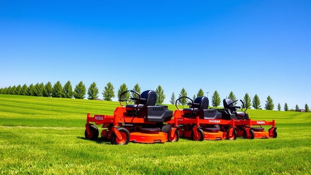 top kubota zero turn mowers