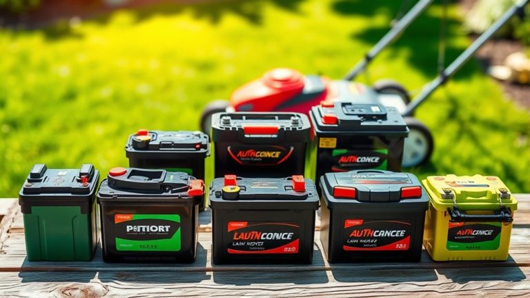 top lawn mower batteries