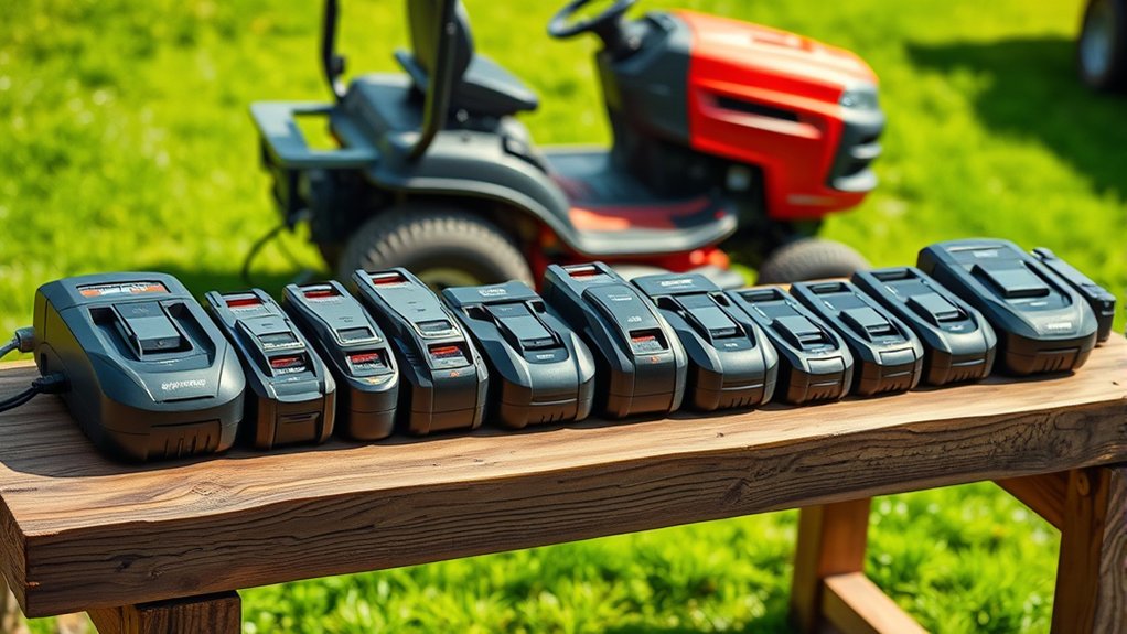 top lawn mower battery chargers