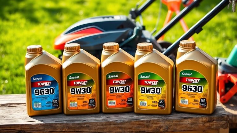 top lawn mower oils