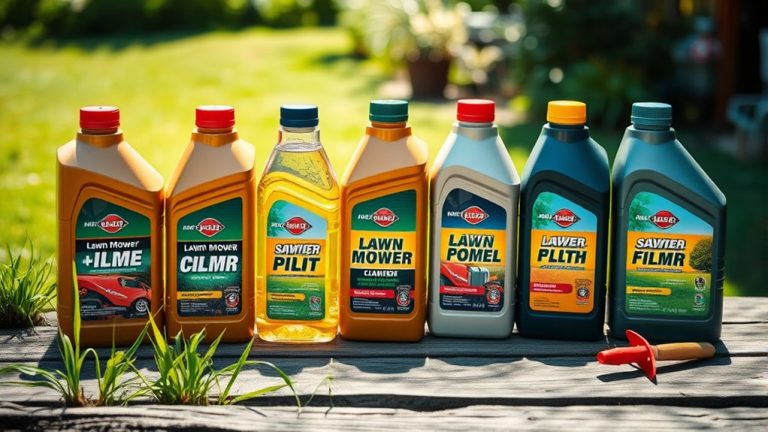 top lawn mower oils