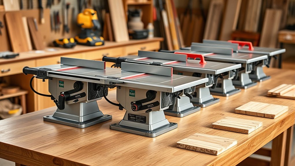 top mid range table saws