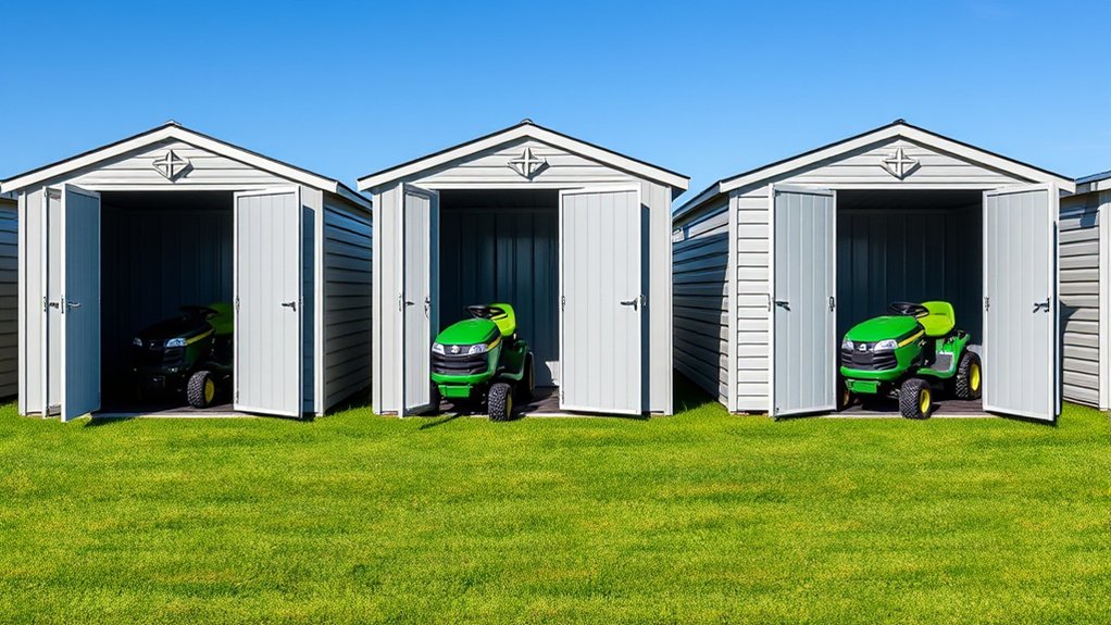 top mower shed recommendations