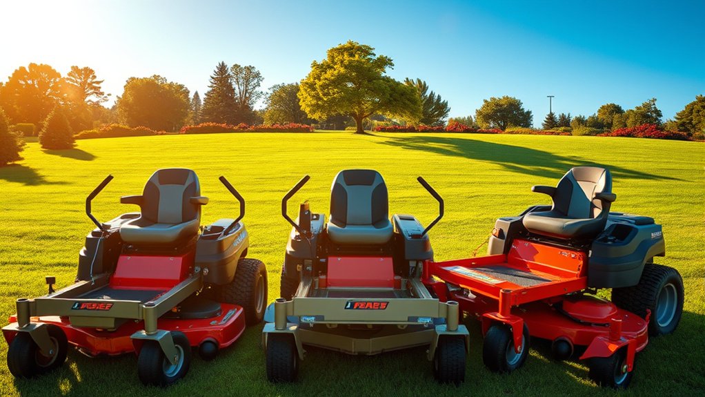 top mowers for large lawns