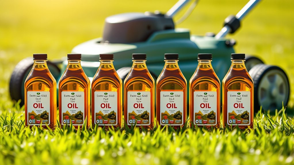 top oils for push mowers