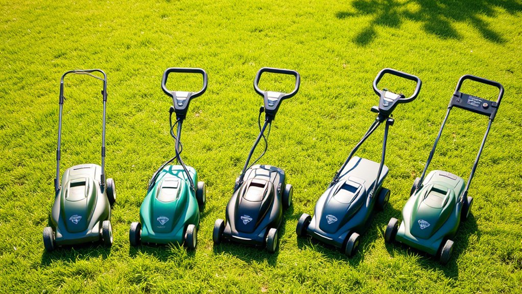 top rechargeable lawn mowers