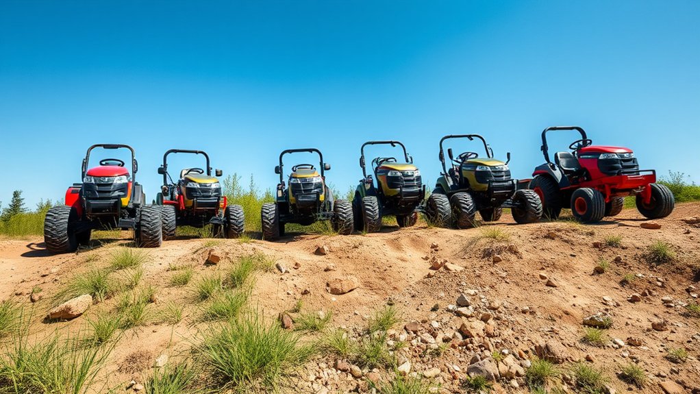 top rugged terrain mowers