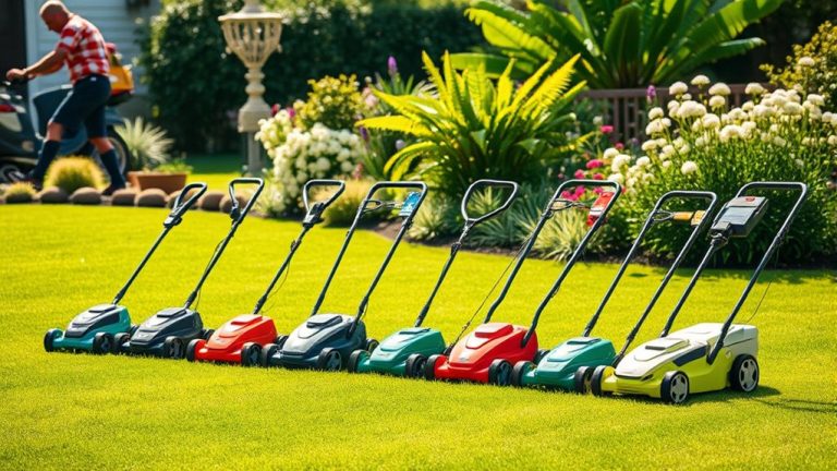 top small electric mowers