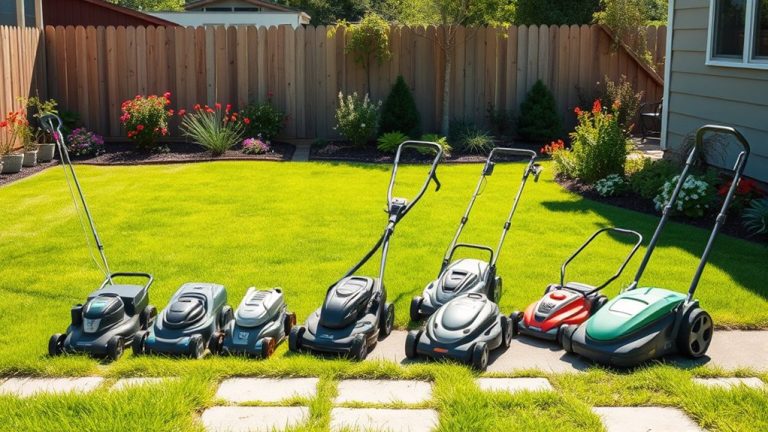 top small yard mowers
