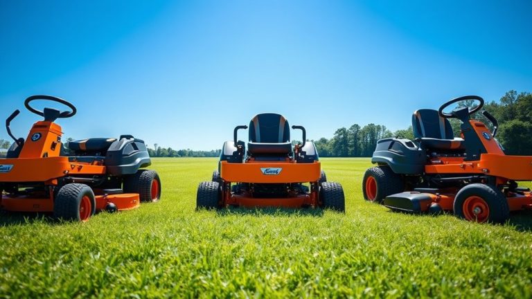 top steering wheel mowers