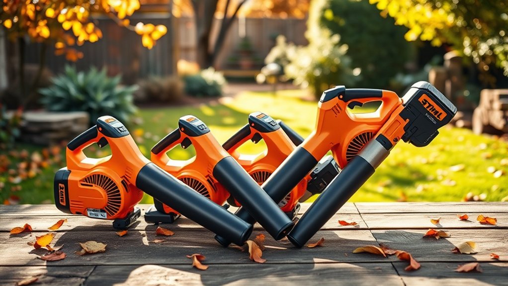 top stihl battery blowers