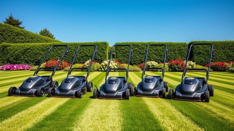 top striping lawn mowers