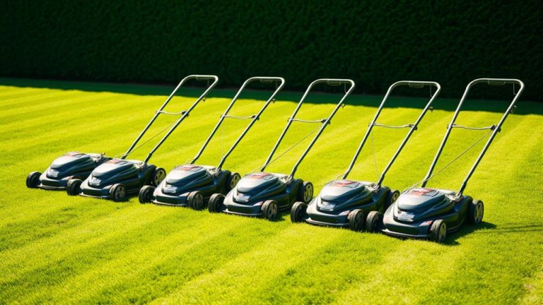 top striping push mowers