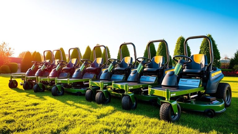 top suspension zero turn mowers